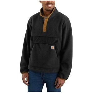 Carhartt Jacket Relaxed Fit Quarter Snap Fleece Pullover Men's M #104991 Dadcore